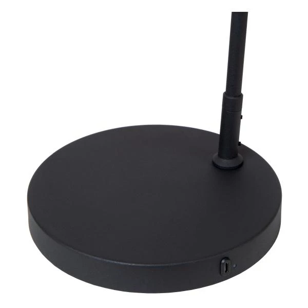 Lucide STIRLING - Oplaadbare Vloerlamp - Accu/Batterij - LED 3 StepDim - 1x3W 2700K - Zwart - detail 2